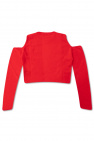 Balmain Kids Cropped sweater with logo