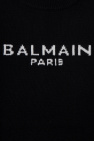 Balmain Kids Balmain B logo-plaque leather belt Rot