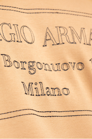 Giorgio Armani Giorgio Armani ruched leather shoulder bag