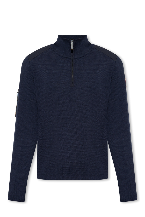 ‘stormont’ turtleneck sweater od Canada Goose
