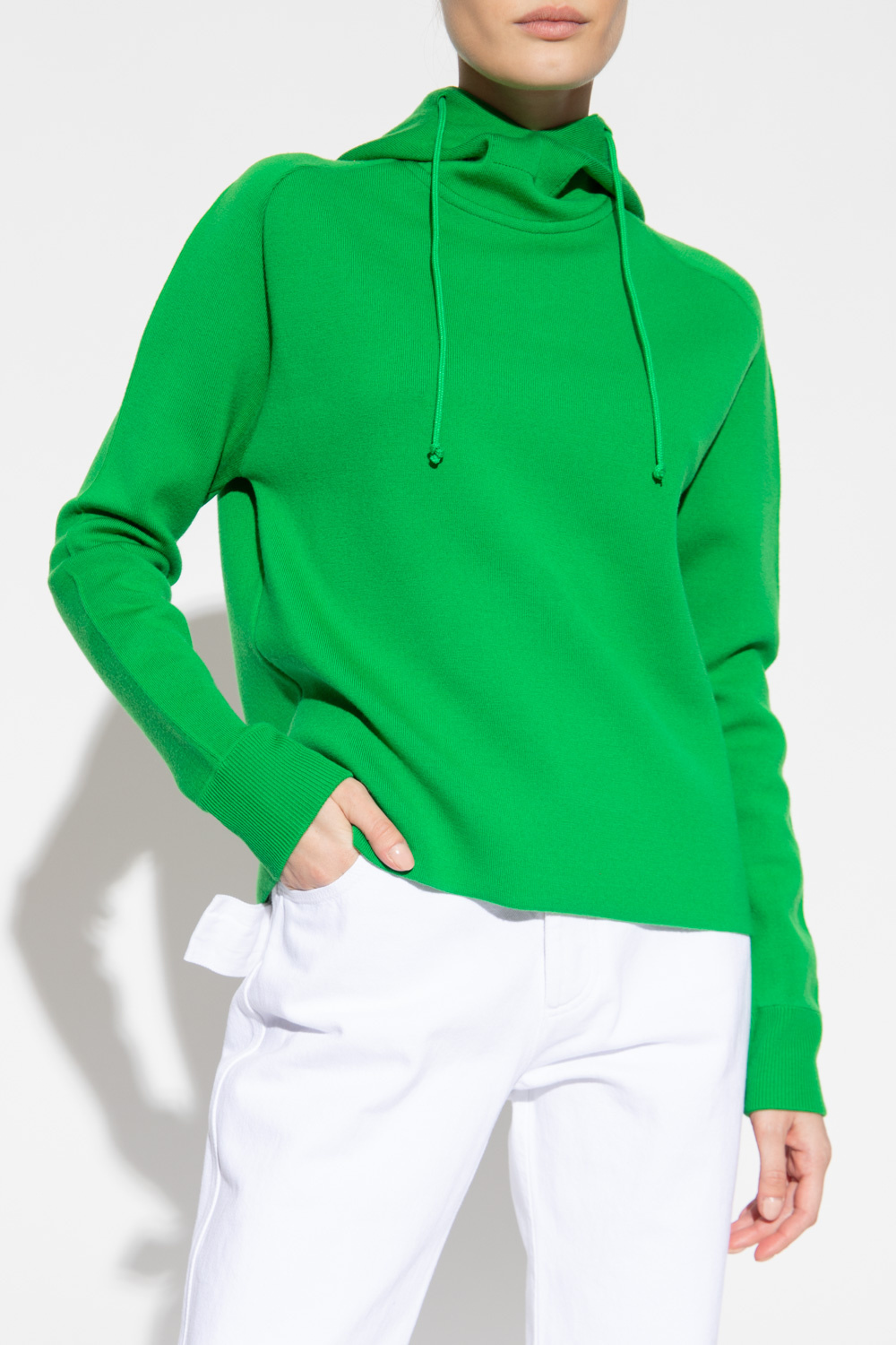 bottega Baumwoll-Jersey Veneta Hooded sweater