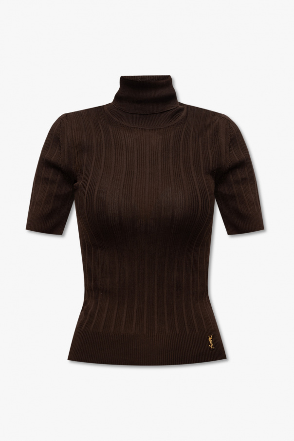 Saint Laurent Silk turtleneck top