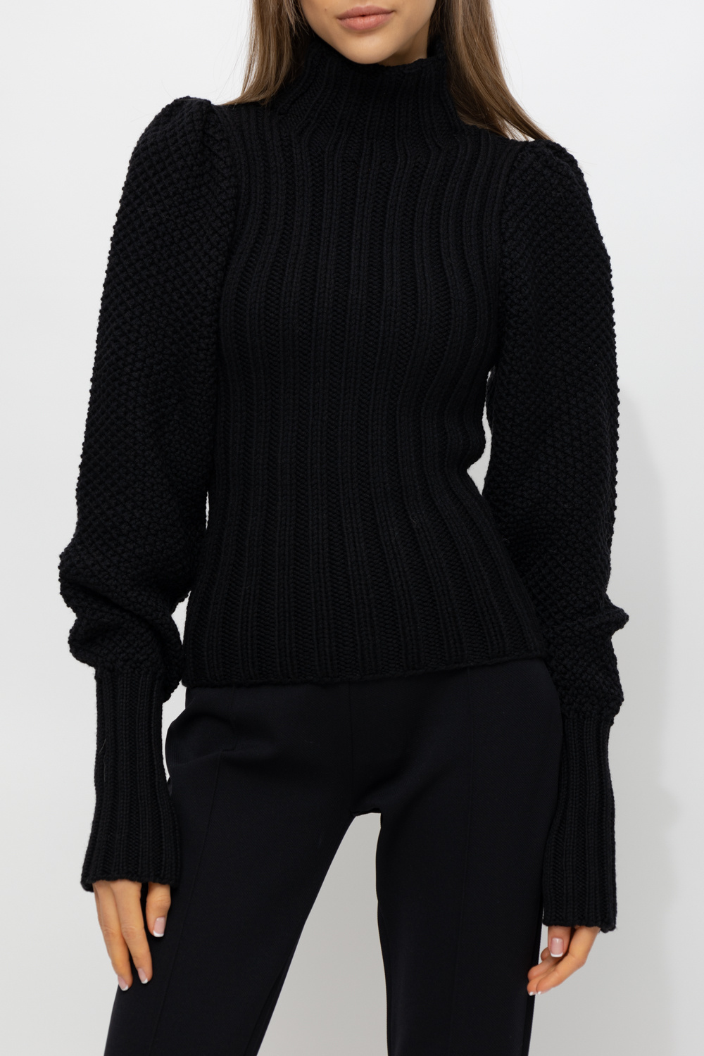 Saint Laurent Sweater with puff sleeves