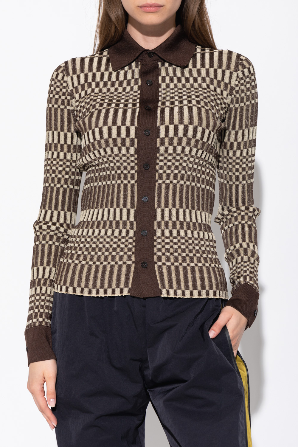 bottega bag Veneta Ribbed cardigan