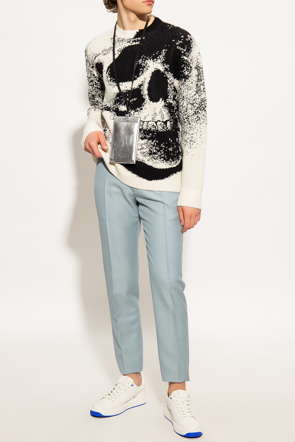 Alexander McQueen Sweater with skull motif