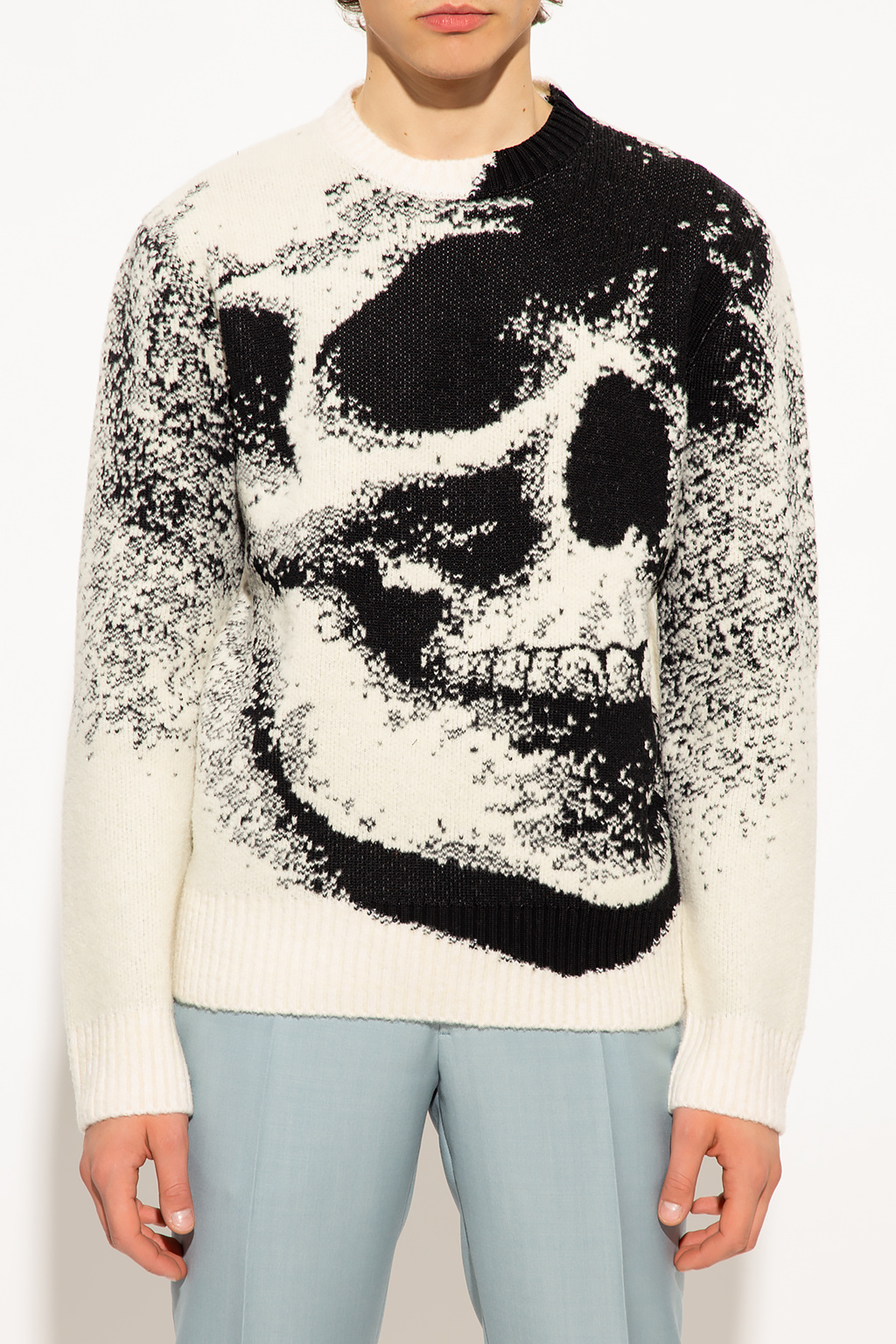 Alexander McQueen Sweater with skull motif