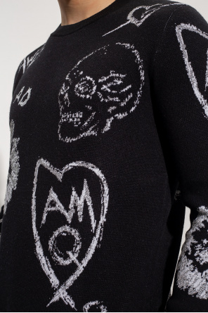 Alexander McQueen Embroidered sweater