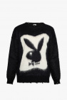 Saint Laurent BLACK Embroidered sweater