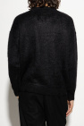 Saint Laurent BLACK Embroidered sweater