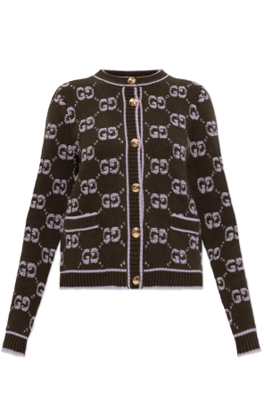 Cardigan with "gg" pattern od Gucci