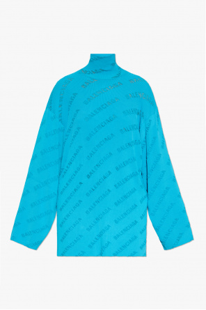 Oversize ribbed turtleneck sweater od Balenciaga