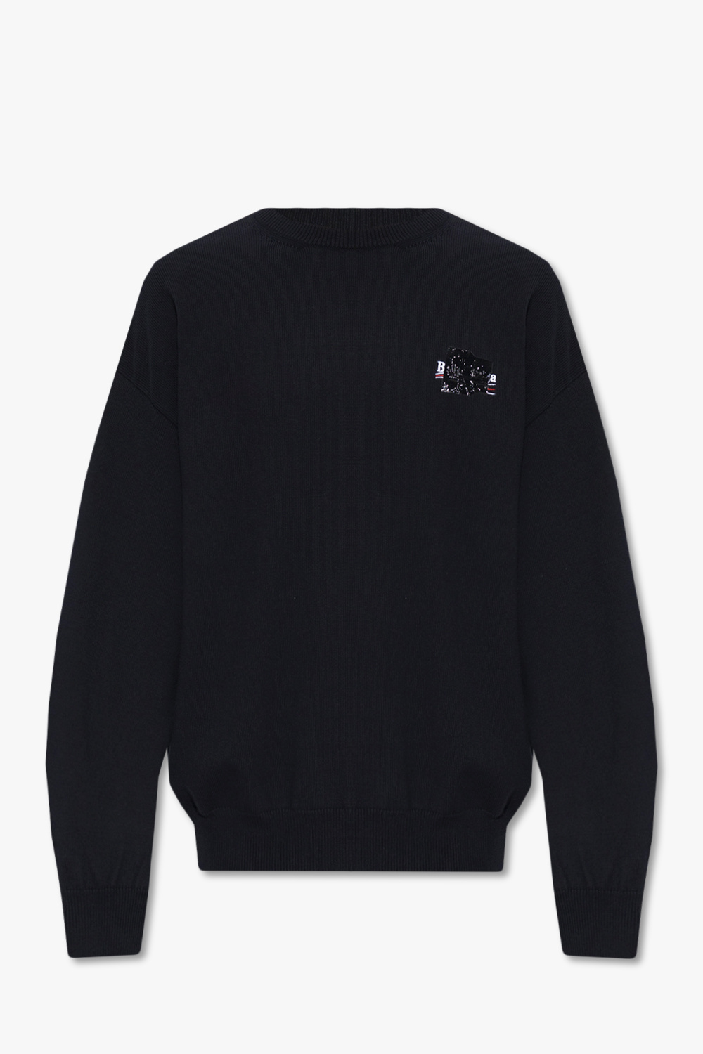 Balenciaga cropped hoodie adidas by stella mccartney sweater black