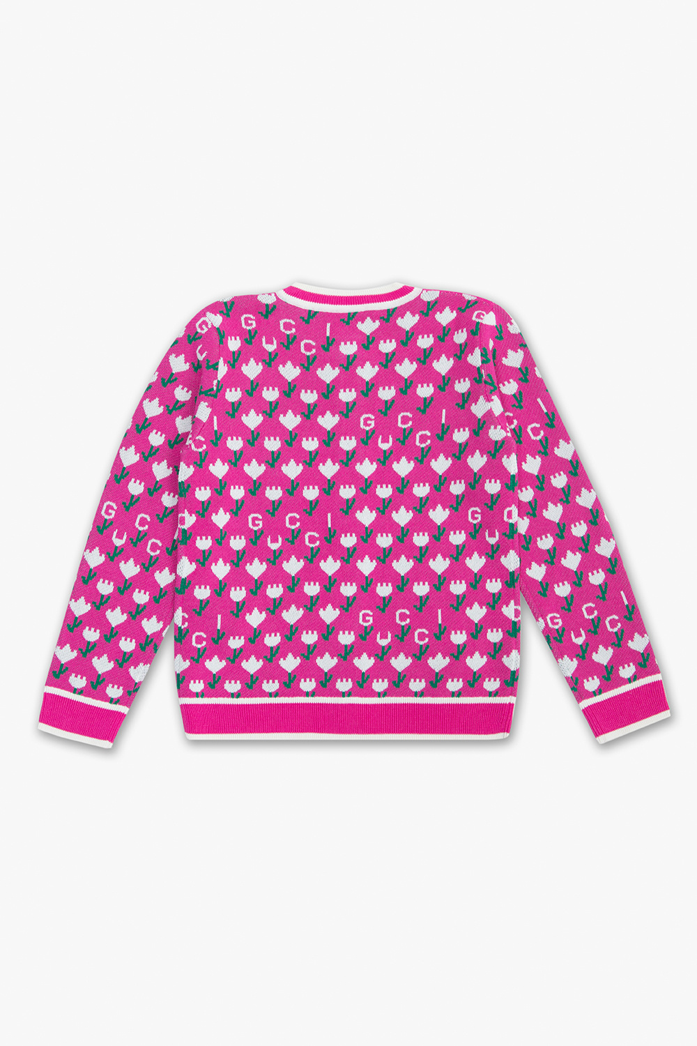 Gucci Kids Cardigan with floral motif