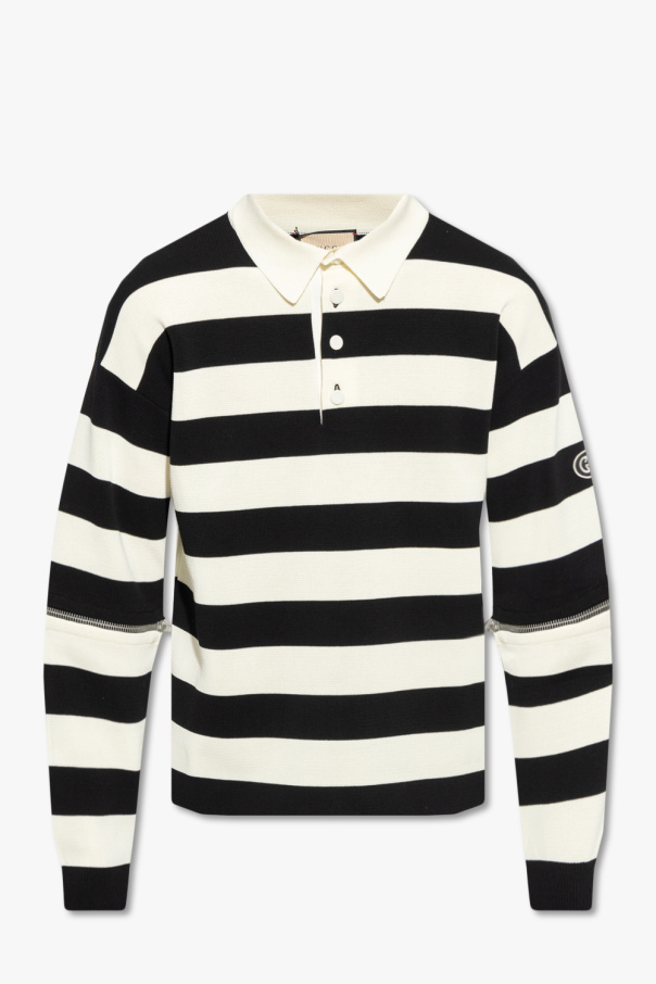 Gucci polo knee-length shirt with detachable sleeves