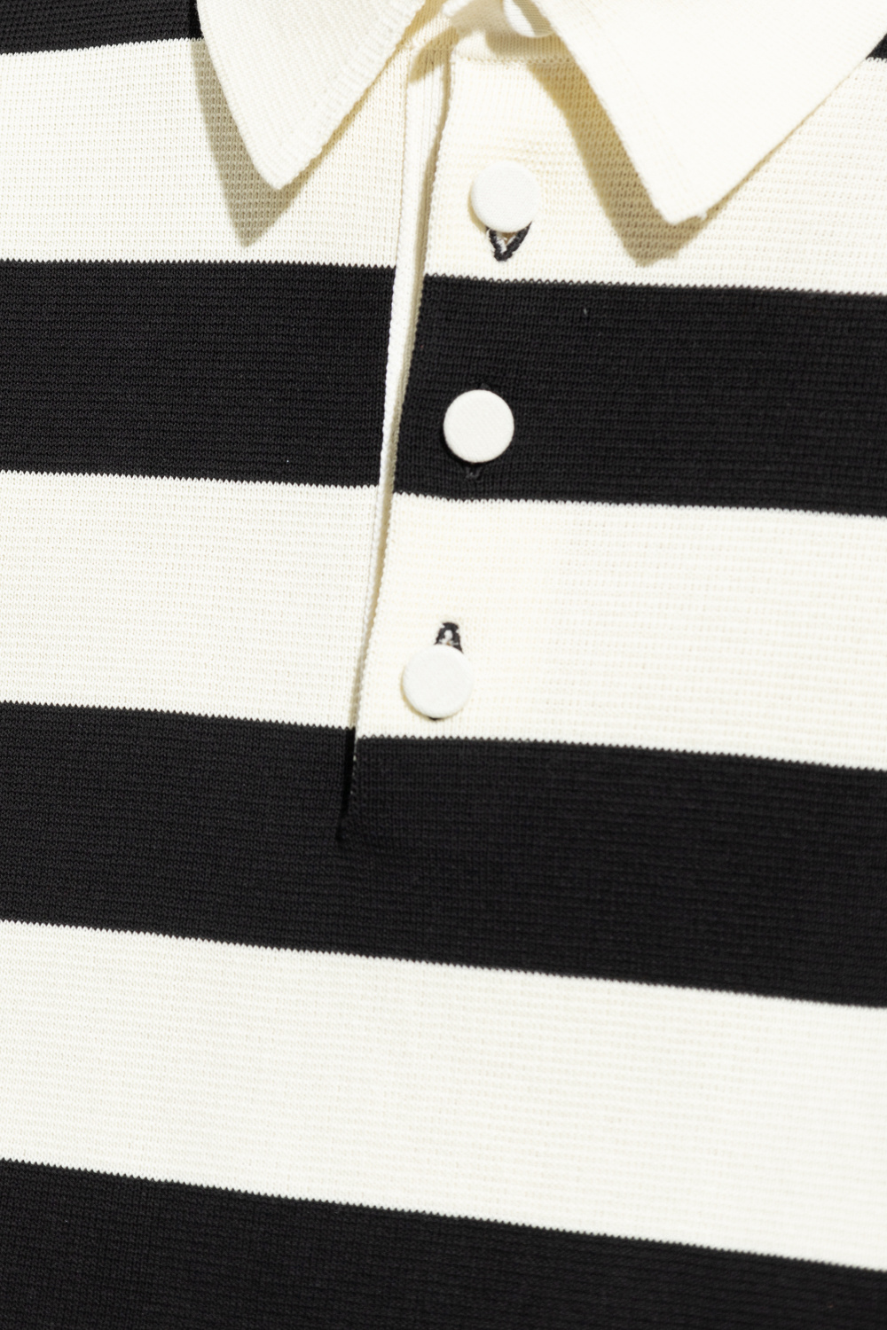 Gucci oxford polo shirt with detachable sleeves