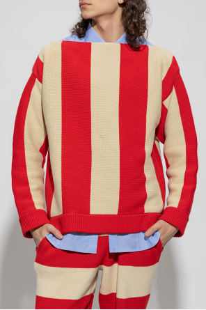 gucci slip-on Striped sweater