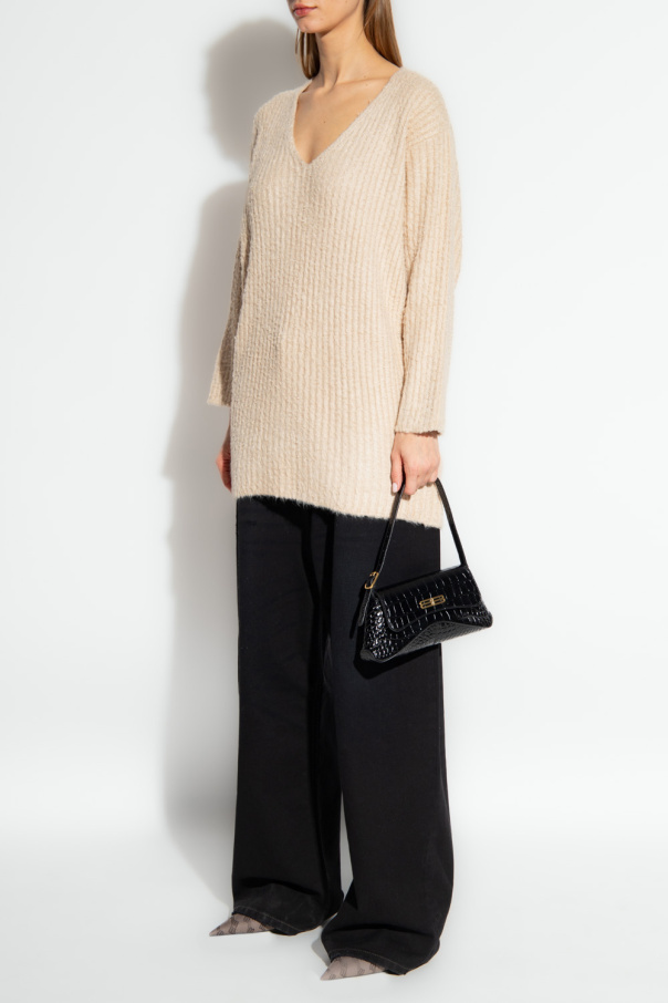 Balenciaga Silk belts sweater