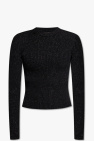 Balenciaga BLACK Sweater with metallic thread