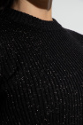 Balenciaga BLACK Sweater with metallic thread
