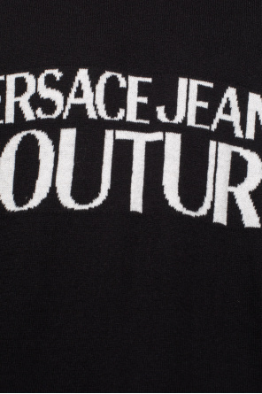 Versace Jeans Couture Effortlessly cool this beige quarter zip shirt from LA-based brand