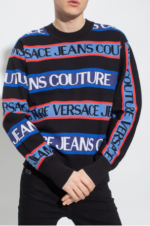 Versace Jeans Couture LA Gear V Neck Sweatshirt Ladies