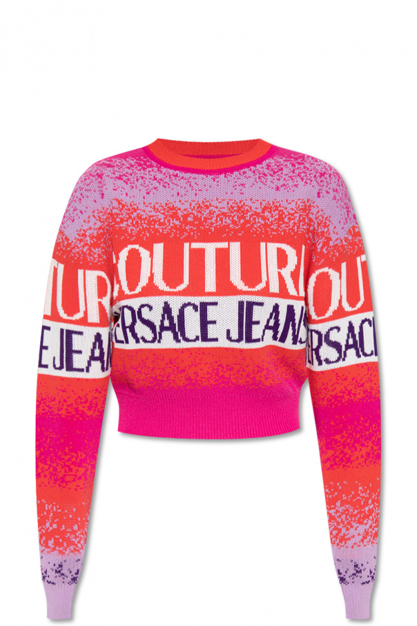 Versace Jeans Couture Patterned cavallo sweater