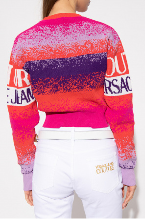 Versace Jeans Couture Patterned cavallo sweater