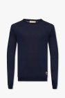Gucci NAVY BLUE Wool sweater with logo