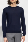 Gucci NAVY BLUE Wool sweater with logo