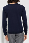 Gucci NAVY BLUE Wool sweater with logo