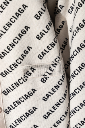 Balenciaga contrasting short-sleeved shirt jacket