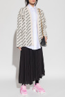 Balenciaga cream Cardigan with logo