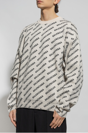 Balenciaga Sweter z monogramem