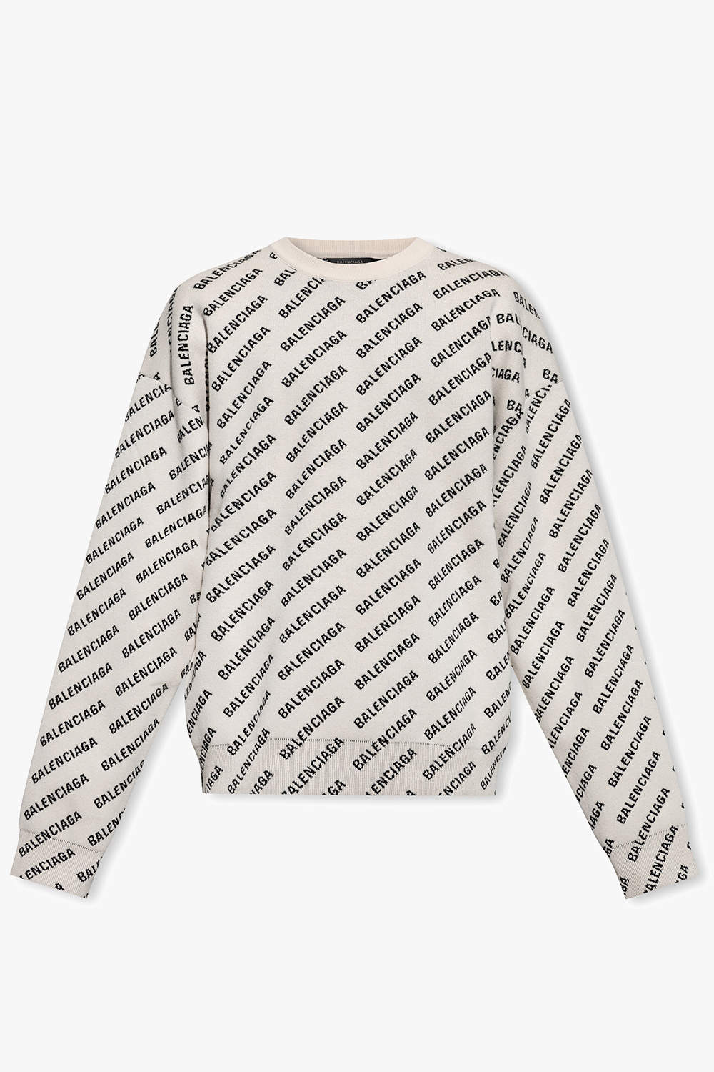 Balenciaga azul sweater with monogram