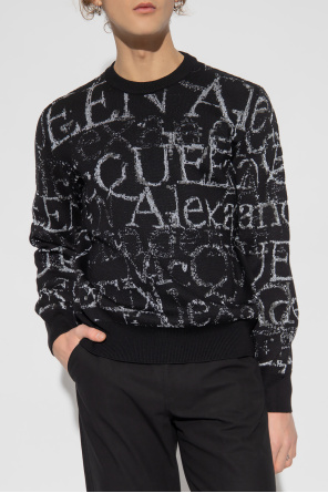 Alexander McQueen Alexander McQueen knitted peplum minidress