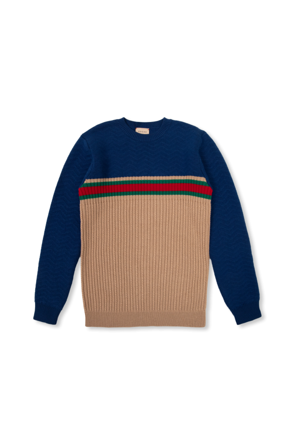 Gucci jacquard Kids Wool sweater