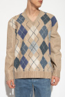 Bottega Veneta beige Leather sweater