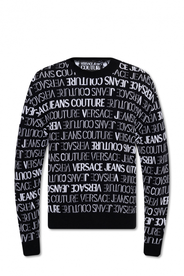 Versace Jeans Couture Paria Farzaneh embroidered denim jacket Grün