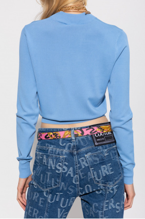 MSGM embossed-logo sweatshirt Sweater with logo