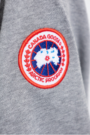 Canada Goose Cotton Hoodie with Logo allover