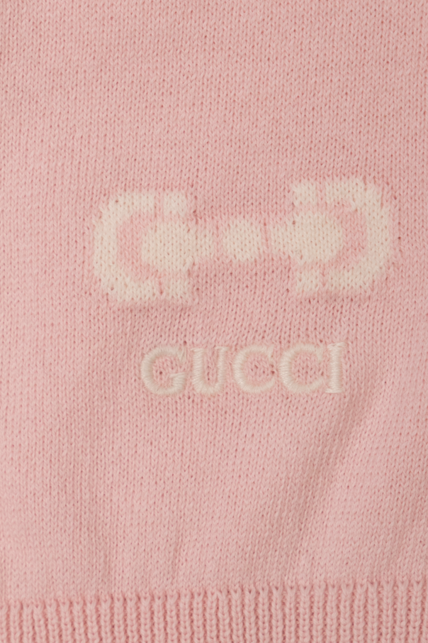 Gucci Kids V-neck with logo