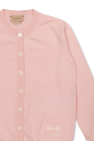 Gucci Kids PINK Cardigan with logo