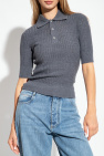 Bottega Veneta Ribbed polo shirt