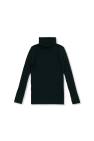 Gucci Kids GREEN Turtleneck sweater with logo
