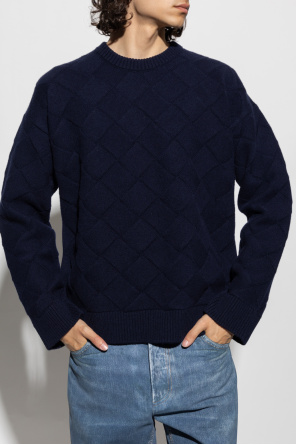 bottega quilted Veneta Wool sweater