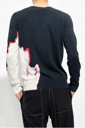 Alexander McQueen Bawełniany sweter