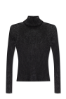 Saint Laurent Semi-sheer turtleneck top
