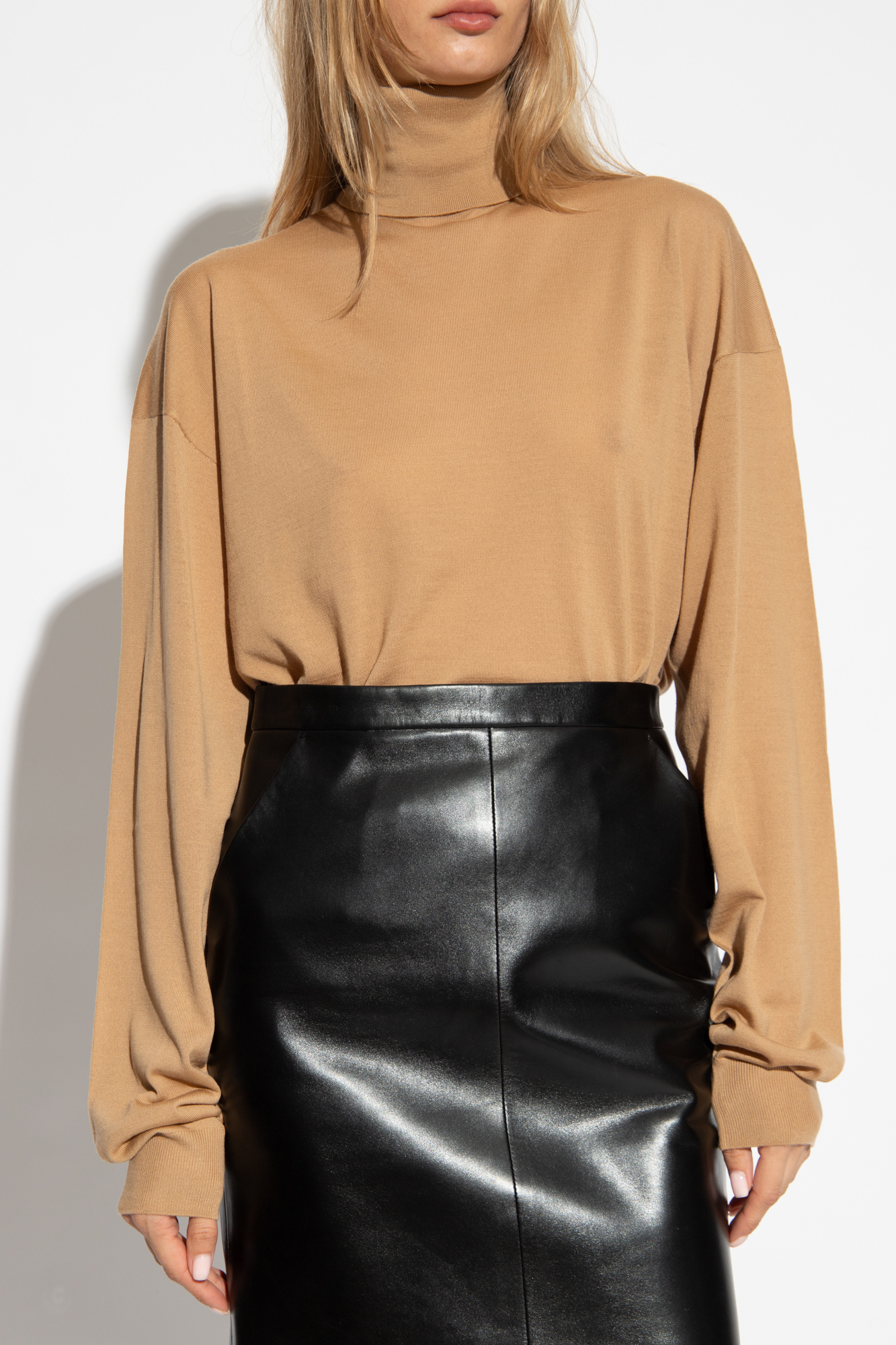 Saint Laurent Wool turtleneck top