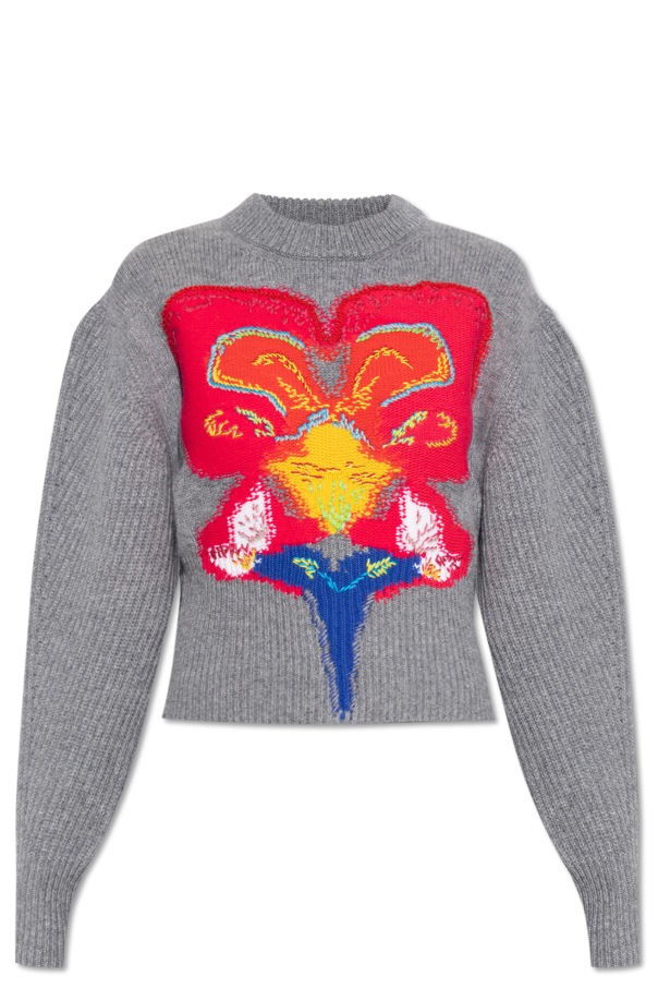 Alexander McQueen Wełniany sweter