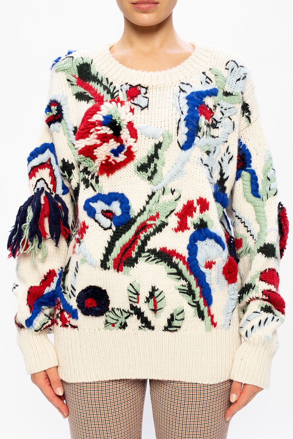 tory burch intarsia sweater